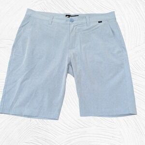 Travis Mathew Lot Of 2 Beck Golf Shorts 34(36 Actual)‎ X9.5"  Blue And Gray